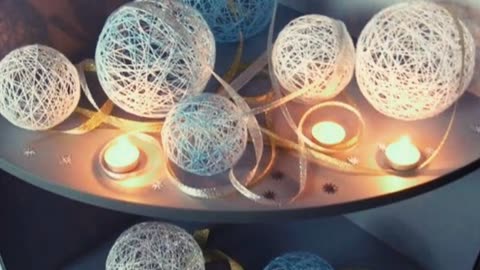 Crafting Decorative Yarn String Lights: A Simple DIY Balloon Craft for Charming Home Decor