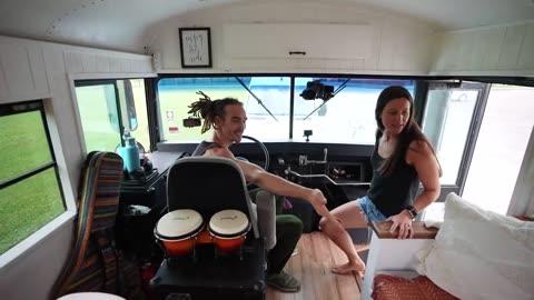 WE TRADED TINY HOMES FOR 24 HOURS! (van life vs bus life)
