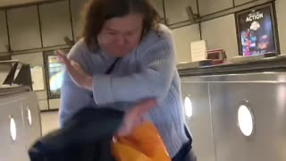 Smooth Moves on Escalator Leads to Fall