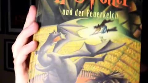 Trying To Pronounce Harry Potter In German! #bookcollecting #harrypotter #wizardingworld #german