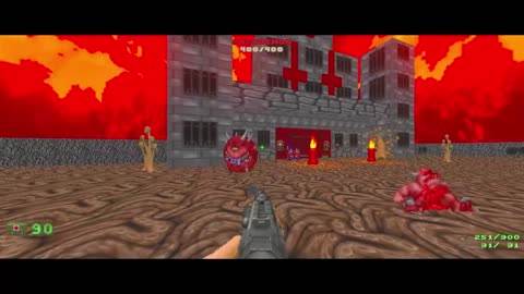 Brutal Doom - Ultimate Doom - E3M1 - Hell's Keep