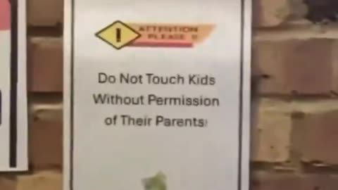 UK: A hotel full of Coudenhove Kalergi importees has signs 'advising' them not to touch kids!