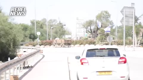 Rebel News interview in Sderot gets interrupted by terrorist drone flying overhead