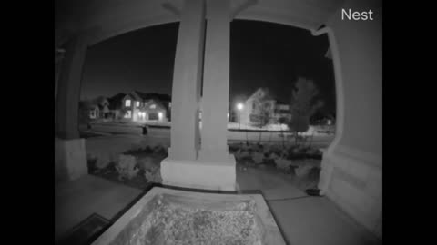 Security footage captures fireball meteor lighting up Houston night sky