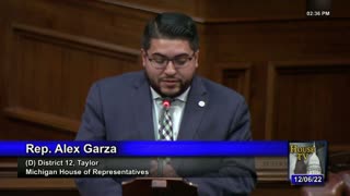 Rep. Alex Garza - Michigan House farewell - Dec. 2022