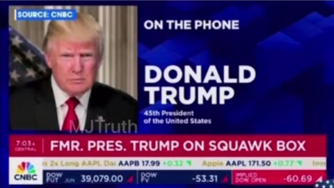 So I’m watching Trumps Interview... What do you see at the 17 second mark?