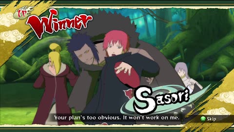 NINJA STORM REVOLUTION AKASUNA NO SASORI ULTIMATE JUTSU IRON SAND UNLEASH