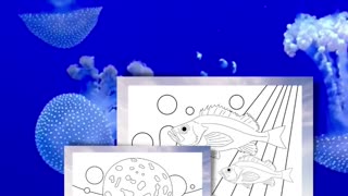 30 Fun and Relaxing Ocean Themed Coloring Pages for Kids and Adults