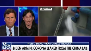 Dr. Yi Meng Yan on Tucker Carlson Confirms COVID Was Released Intentionally by the CCP