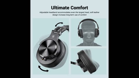OneOdio A70 Bluetooth Headphones Over Ear, 50 Hrs Playtime