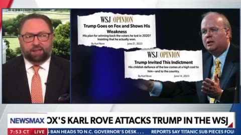 Jason Miller destroys warmonger canned ham Karl Rove