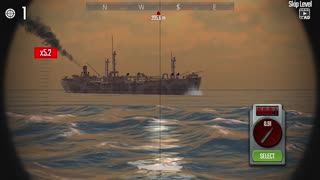 U Boat attack | Sank Light Cruiser x1 Heavy Cruiser x1 Cargo ship x1