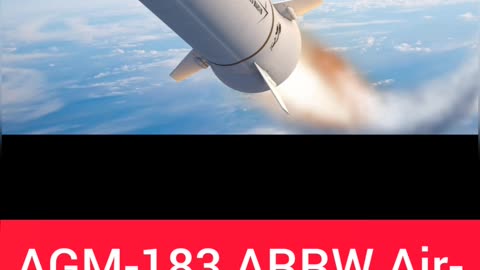 US tested hypersonic missile AGM-183 ARRW Air-Launched Rapid Response Weapon