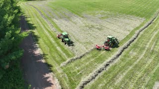 John Deere TRACTORS Cutting, Tedding, Raking, & Baling Hay