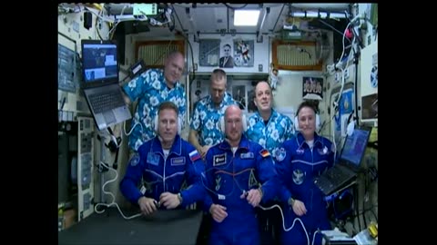 Expedition 56-57 Crew Docks to the Space Station