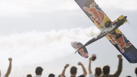 Landing Red Bull Plane on a Helipad