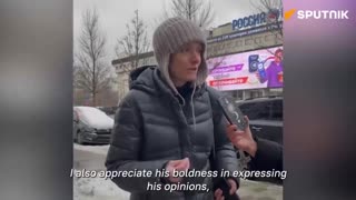 Russia's Sputnik asks Moscow residents about Tucker Carlson