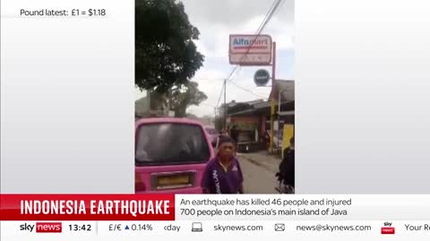 Indonesia hit by 5.6 magnitude earthquake