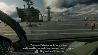 Ace Combat 7 Skies Unknown - Behind The Scenes in VR Video