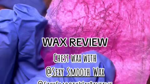 Licensed Esthetician, Showcases Expert Chest Waxing with Sexy Smooth Tickled Pink Hard Wax
