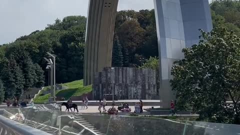 Did you know there is a Soviet Monument next to the glass bridge?