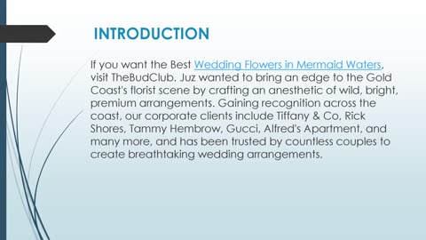 Best Wedding Flowers in Mermaid Waters