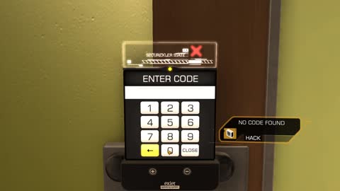 Deus Ex Human Revolution - Tai Yong Medical Data Core Room Passcode