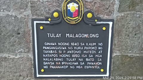 Makasaysayang tulay sa Tayabas Quezon Philippines