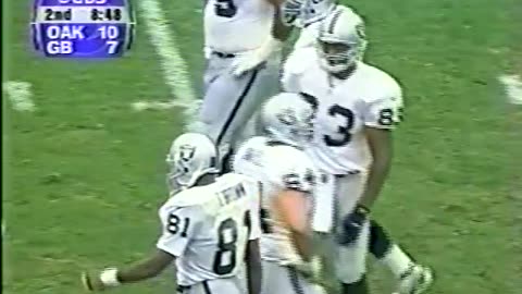 1999-09-12 Oakland Raiders vs Green Bay Packers Part 1