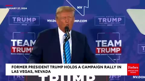 'Can't Put Two Sentences Together': Trump Mocks Biden's Cognitive Abilities At Las Vegas Rally