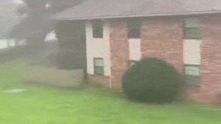 My husband caught the exact moment our power went out (audio on)