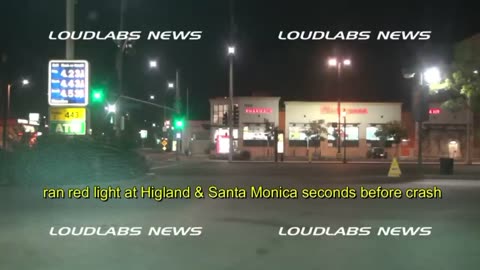 Dashcam footage from the MIchael Hastings crash - LoudLabs News