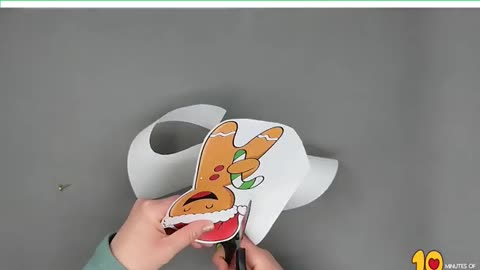 Waving Gingerbread Man Craft