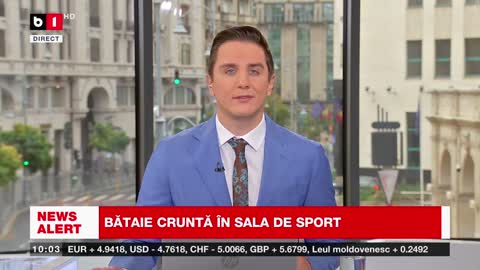 BĂTAIE CRUNTĂ ÎN SALA DE SPORT_Știri B1_20 nov 2022