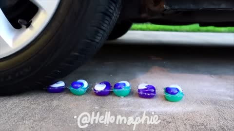 Crushing Crunchy & Soft Things by Car! EXPERIMENT CAR vs ICECREAM TOY