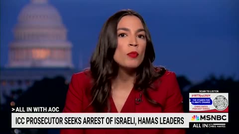 AOC is fine with having the elected head of the Jewish state arrested...