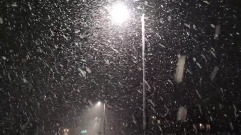 Intense Snowfall Longyearbyen (Svalbard), November 2018