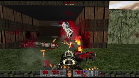 Brutal Final Doom - TNT: Evilution - Ultra Violence - Habitat (Level 22) - 100% Completion
