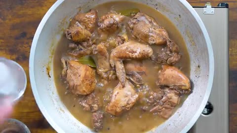 How To Cook Chicken Adobo-Filipino Meal Receipt