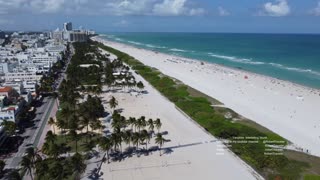 Miami Beach From Above #4K