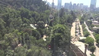 Cable car in Santiago Chile
