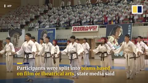 Cheerleading, taekwondo at North Korea’s sports contest