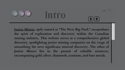 Canadian Mining Companies - Junior Miners