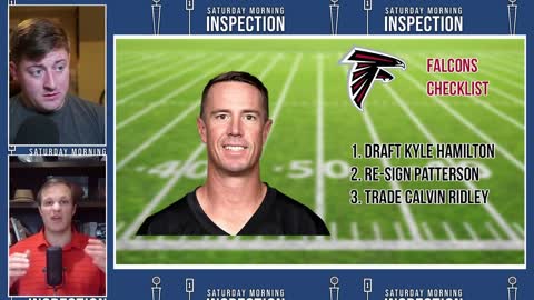 Atlanta Falcons Offseason Preview | Draft Kyle Hamilton at # 8 Trade Calvin Ridley & More