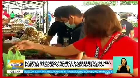 PBBM, nanguna sa pagbubukas ng 'KadiwaNa Pasko' sa QC