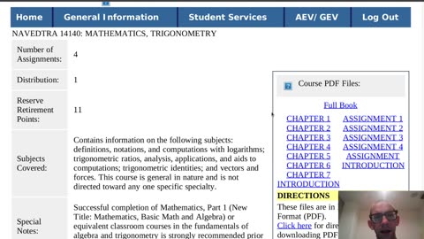 Summary of NAVEDTRA 14140 - Mathematics, Trigonometry