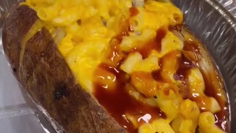Brisket potato 🥔 from @Dickey’s BBQ Pit #grubspot #bbq #cheese #food #foodtiktok