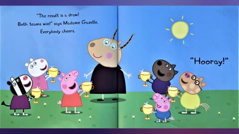 BEDTIME READING - Peppa Pig Stories Read Aloud: "Sports Day"