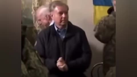 Lindsey Graham and John McCain with Ukrainian ex-President Petro Poroshenko in 2016.