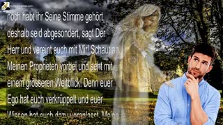 Ich spreche zu Jenen, die Meine Worte ablehnen & Meine Propheten verfolgen 🎺 Die Trompete Gottes